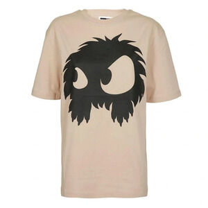 Alexander McQueen Monster print peach jersey T-shirt, size Large